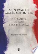 Libro A un paso de María Antonieta