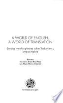 Libro A World of English, a World of Translation