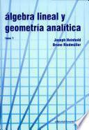 Libro Algebra lineal y geometría analítica