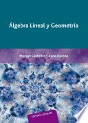 Libro Álgebra lineal y geometría