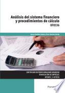 Libro Análisis del sistema financiero y procedimientos de cálculo