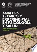 Libro Análisis teórico y experimental en psicología y salud