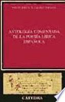 Libro Antología comentada de la poesía lírica española