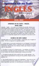 Libro Aprenda en Su Auto Ingles