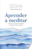 Libro Aprender a meditar