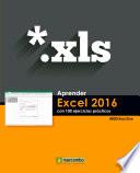 Libro Aprender Excel 2016 con 100 ejercicios prácticos