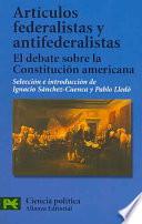 Artículos federalistas y antifederalistas