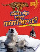 Libro ÀSabes algo sobre mam’feros? (Do You Know about Mammals?)