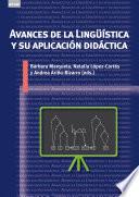 Libro Avances de la Lingüística y su aplicación didáctica