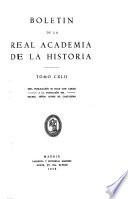 Libro Boletín de la Real Academia de la Historia