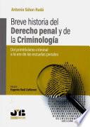 Libro Breve historia del Derecho penal y de la criminología