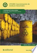 Libro Caracterización de residuos industriales. SEAG0108