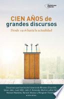 Libro Cien años de grandes discursos
