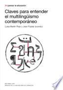 Libro Claves para entender el multilingüismo contemporáneo