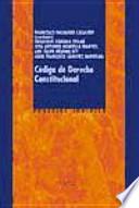 Libro Código de derecho constitucional