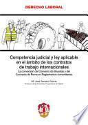 Libro Competencia judicial y ley aplicable en el ámbito de los contratos de trabajo internacionales