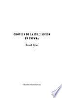 Libro Crónica de la Inquisición en España