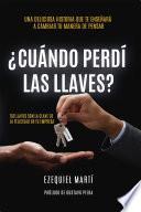 Libro ¿Cuándo perdí las llaves?