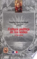 Libro Cultura política en los Andes (1750-1950)