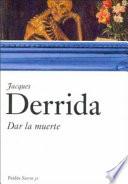 Libro Dar la muerte