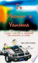 Libro De Madrid a Varsovia