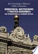 Libro Democracia, instituciones y política económica