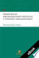 Libro Democracia, organizaciones políticas y control parlamentario