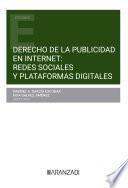 Libro Derecho de la publicidad en internet: redes sociales y plataformas digitales