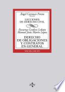 Libro Derecho de obligaciones y contratos en general