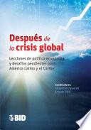 Libro Después de la crisis global