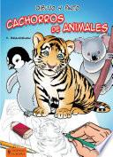 Libro Dibujo y pinto cachorros de animales