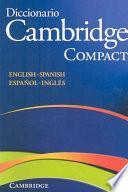 Libro Diccionario Bilingue Cambridge Spanish-English Paperback Compact Edition