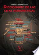 Libro Diccionario de las citas humorísticas