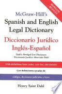 Libro Diccionario Jurídico Inglés-español