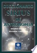 Libro Diccionario Sirius de Astronomía