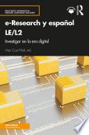 Libro e-Research y español LE/L2