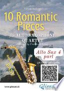 Libro Eb Alto Sax 4 part of "10 Romantic Pieces" for Alto Saxophone Quartet