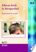 Libro Educar desde la discapacidad