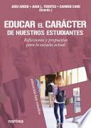 Libro Educar el carácter de nuestros estudiantes
