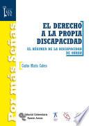 Libro El Derecho a la propia discapacidad