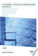Libro El español, lengua de comunicación científica