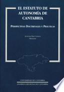 Libro El estatuto de autonomía de Cantabria