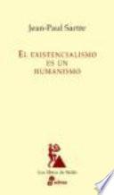 Libro El existencialismo es un humanismo