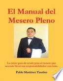 Libro El Manual del Mesero Pleno