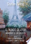 Libro El mundo de ayer: memorias de un europeo