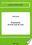 Libro El poemario de Fray Luis de León