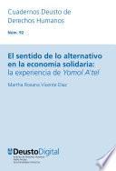 Libro El sentido de lo alternativo en la economía solidaria