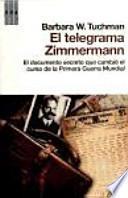 Libro El telegrama Zimmermann