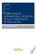 Libro El teletrabajo internacional. Situación actual y propuestas de regulación
