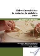 Libro Elaboraciones básicas de productos de pastelería